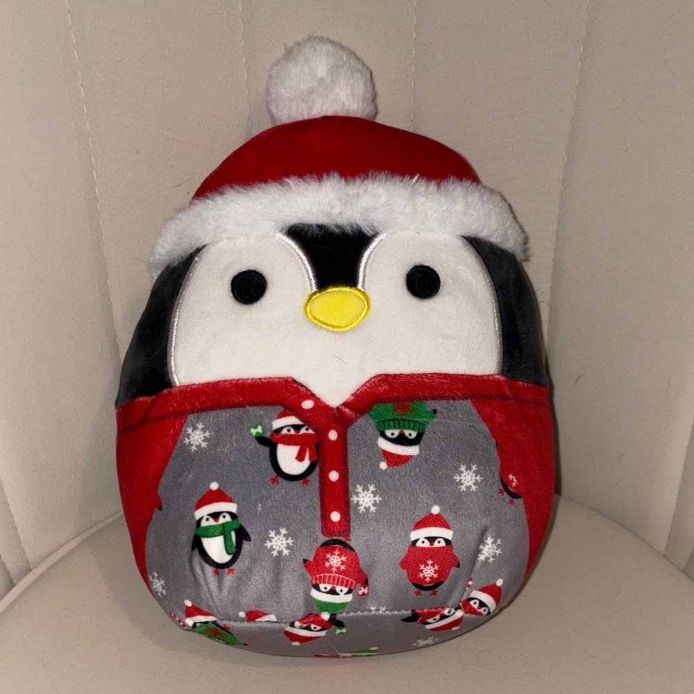 Squishmallows Christmas Penguin Plush